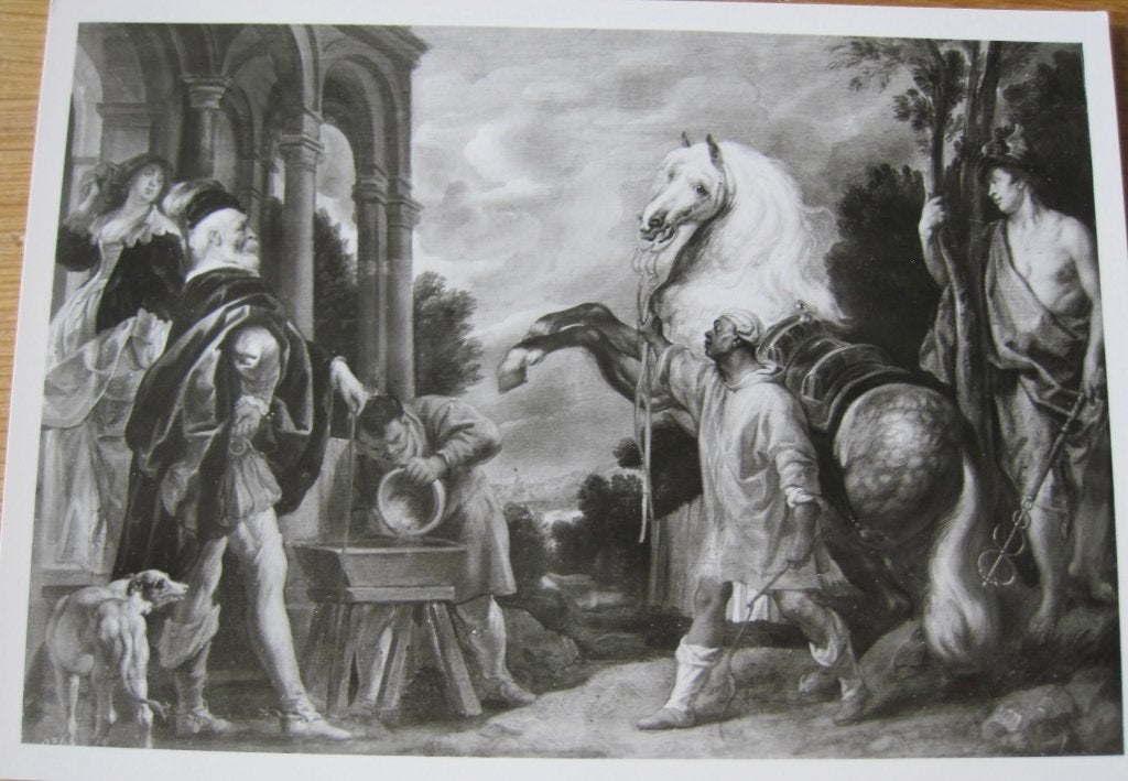 Jacob Jordaens - Ogen van de heer doen het paard steigeren, Verzenden, 1980 tot heden, Ongelopen, Overige thema's