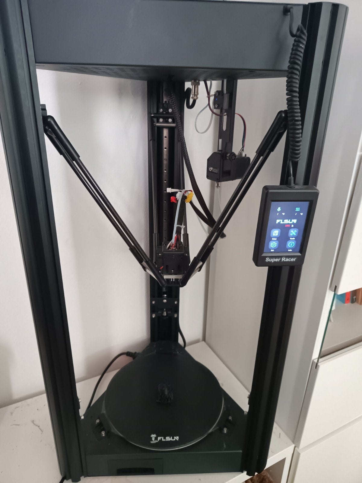 FLSUN Super Racer Delta 3D-printer - auto leveling, groot, Computers en Software, Ophalen of Verzenden, Zo goed als nieuw, Filament