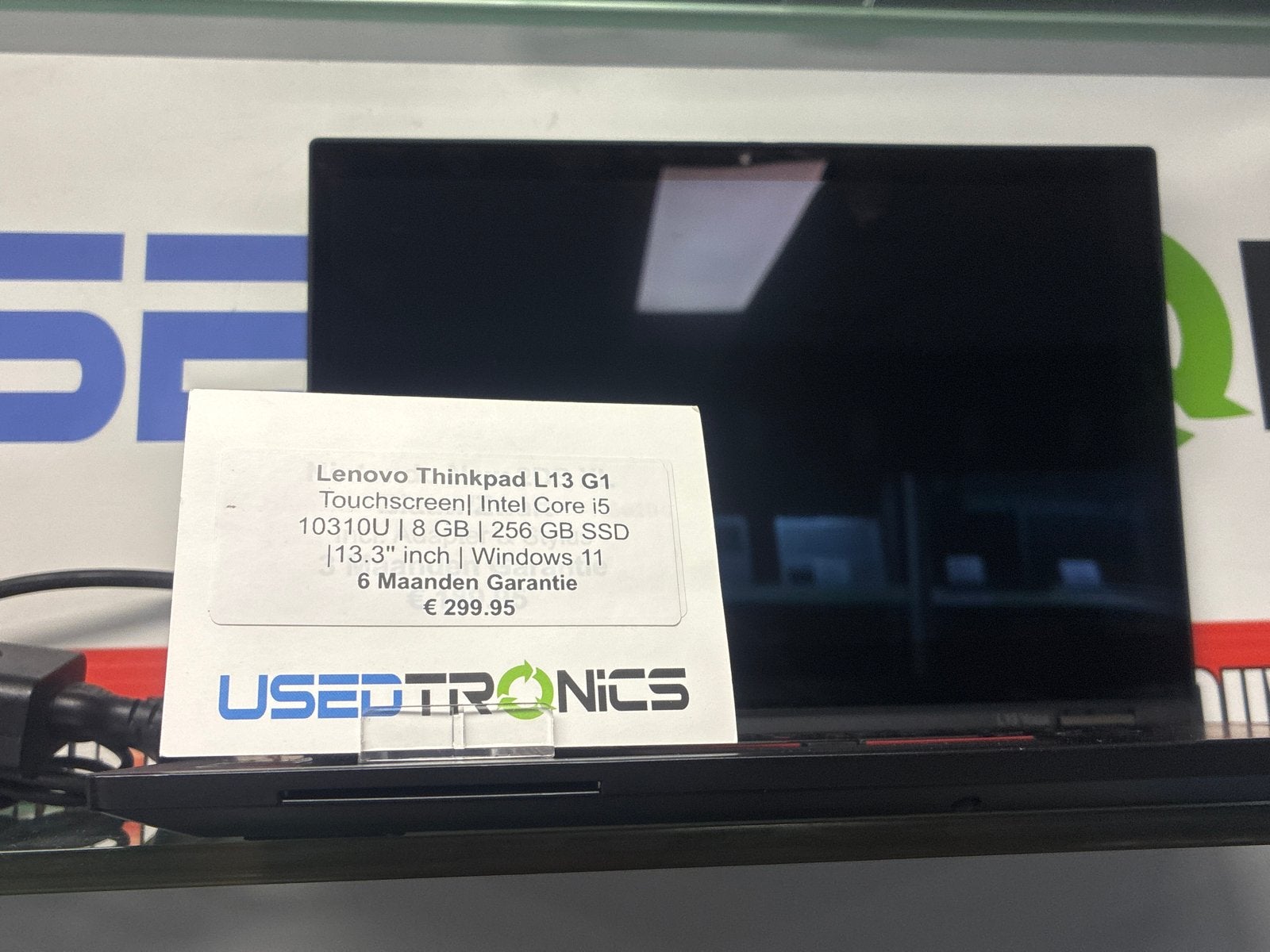 Lenovo Thinkpad L13 G1 Touchscreen i5 8GB 256GB SSD Win11, Qwerty, 8 GB, 13 inch, Met touchscreen