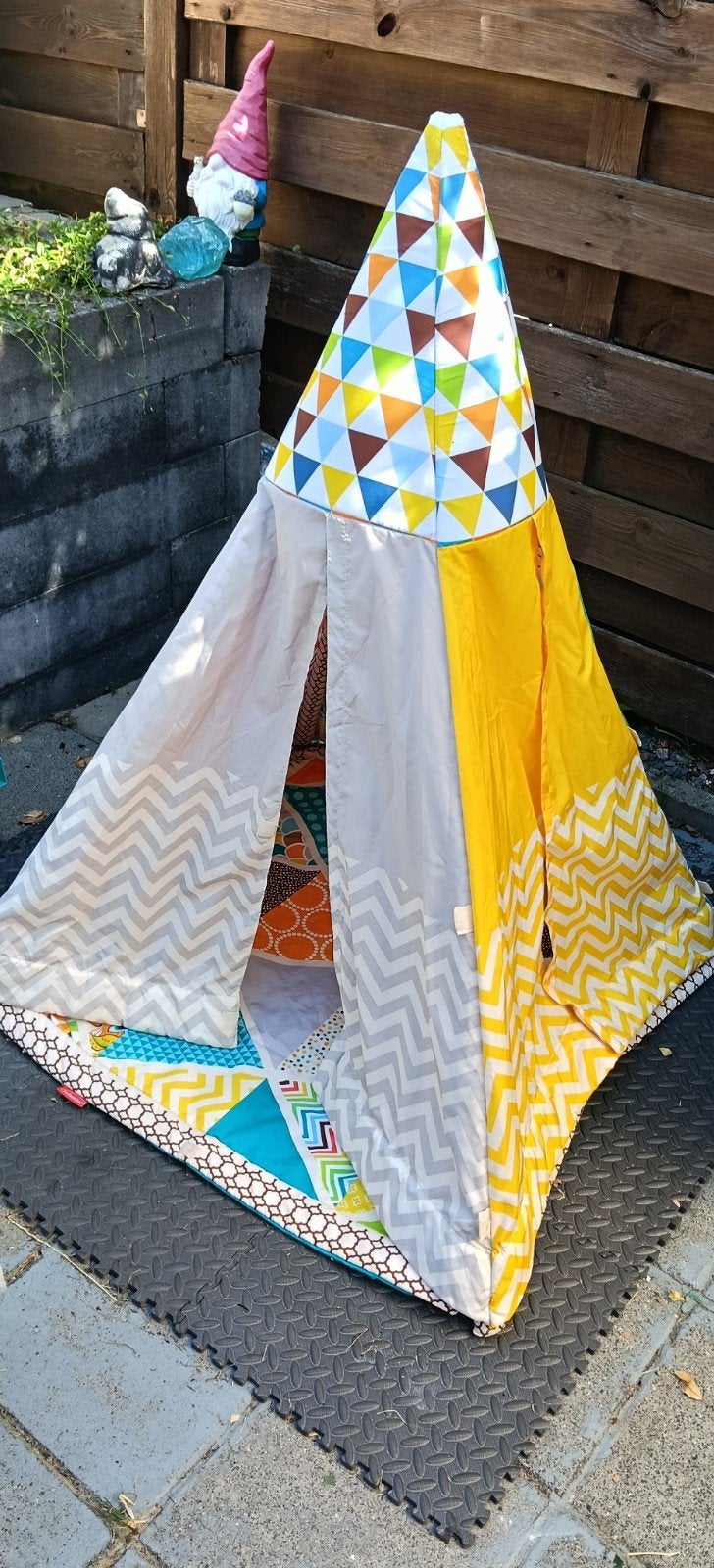 Kleurrijke speeltent voor kinderen - Tipi, Ophalen, Gebruikt
