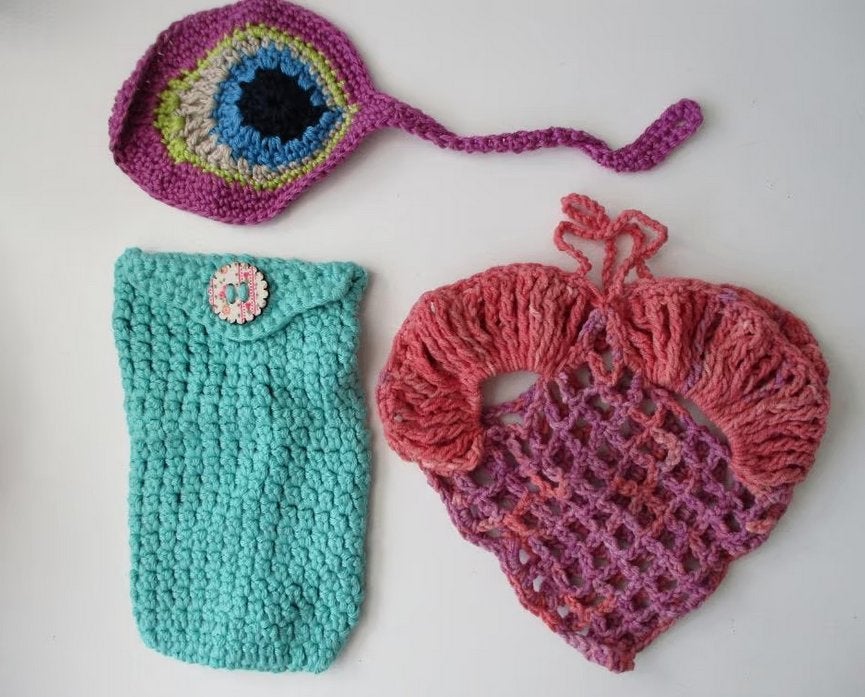 Gehaakte tasjes en mobiel hoesjes, nieuw, Oosterveldweg 15, 7274 DZ, Verzenden, Overige typen, Nieuw