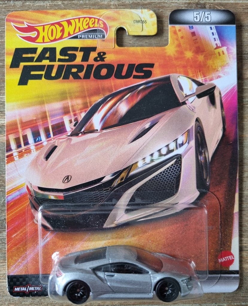 HW RealRiders F&F - 2022 mix 5 - '17 Acura NSX, Ophalen of Verzenden, Nieuw, Auto