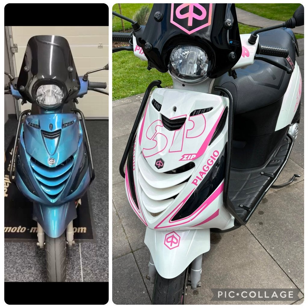 Zip Piaggio 50cc, Fietsen en Brommers, Scooters | Piaggio, Ophalen, Gebruikt, Maximaal 45 km/u, Zip