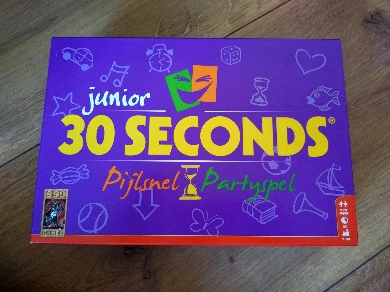 30 seconds junior, Vijf spelers of meer, Ophalen of Verzenden, Zo goed als nieuw, 999Games