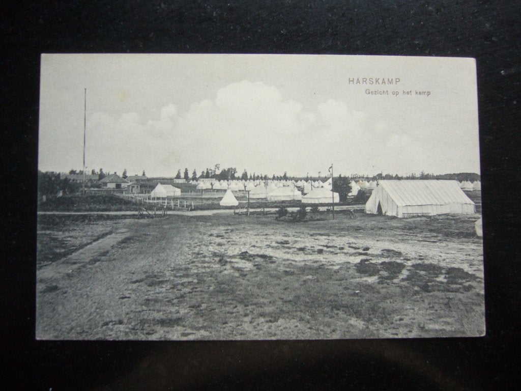 HARSKAMP  =  GEZICHT OP HET KAMP, Ophalen of Verzenden, Voor 1920, Ongelopen, Gelderland