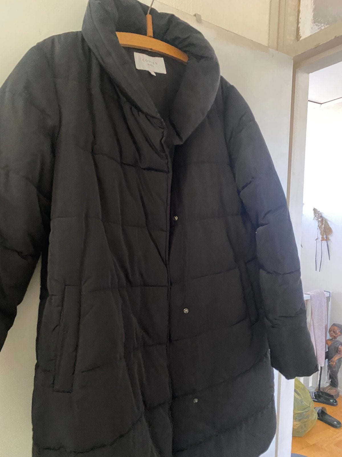 Dames winter jas mt   M zwart Costes, Ophalen of Verzenden, Zo goed als nieuw, Zwart