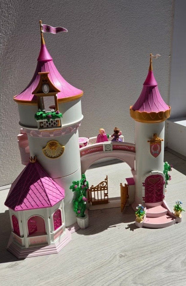 Playmobiel Princessenkasteel, Ophalen, Complete set, Zo goed als nieuw, Kasteel/Fort