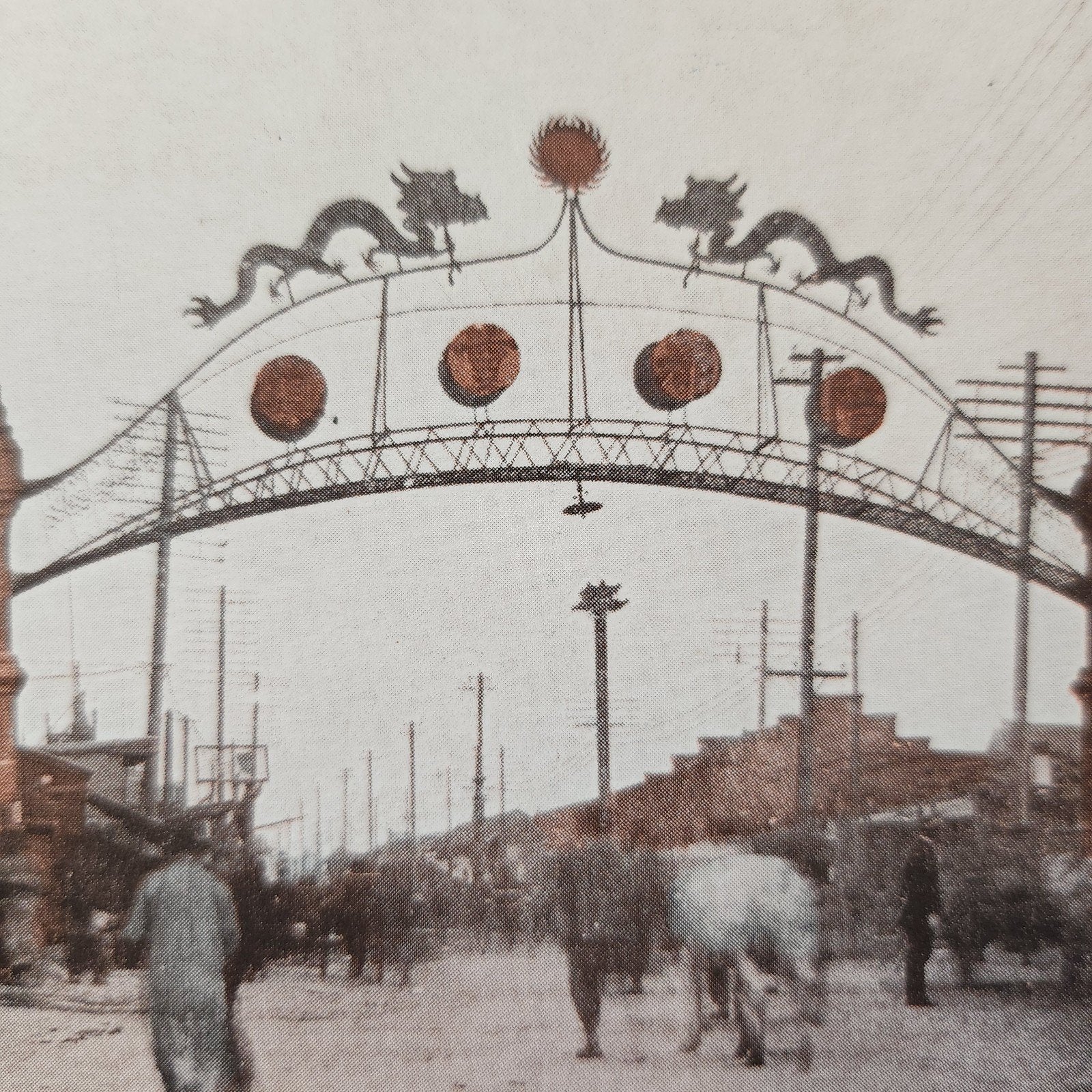 <1920 Kaart Oostelijke Poort, Mukden (China) Draken, Verzenden, Voor 1920, Ongelopen, Buiten Europa