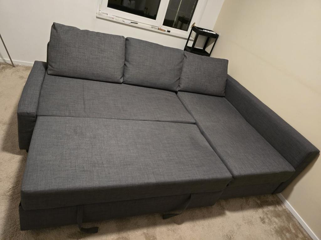 Slaapbank, Huis en Inrichting, Slaapkamer | Slaapbanken, Ophalen, Zo goed als nieuw, Tweepersoons, 140 cm