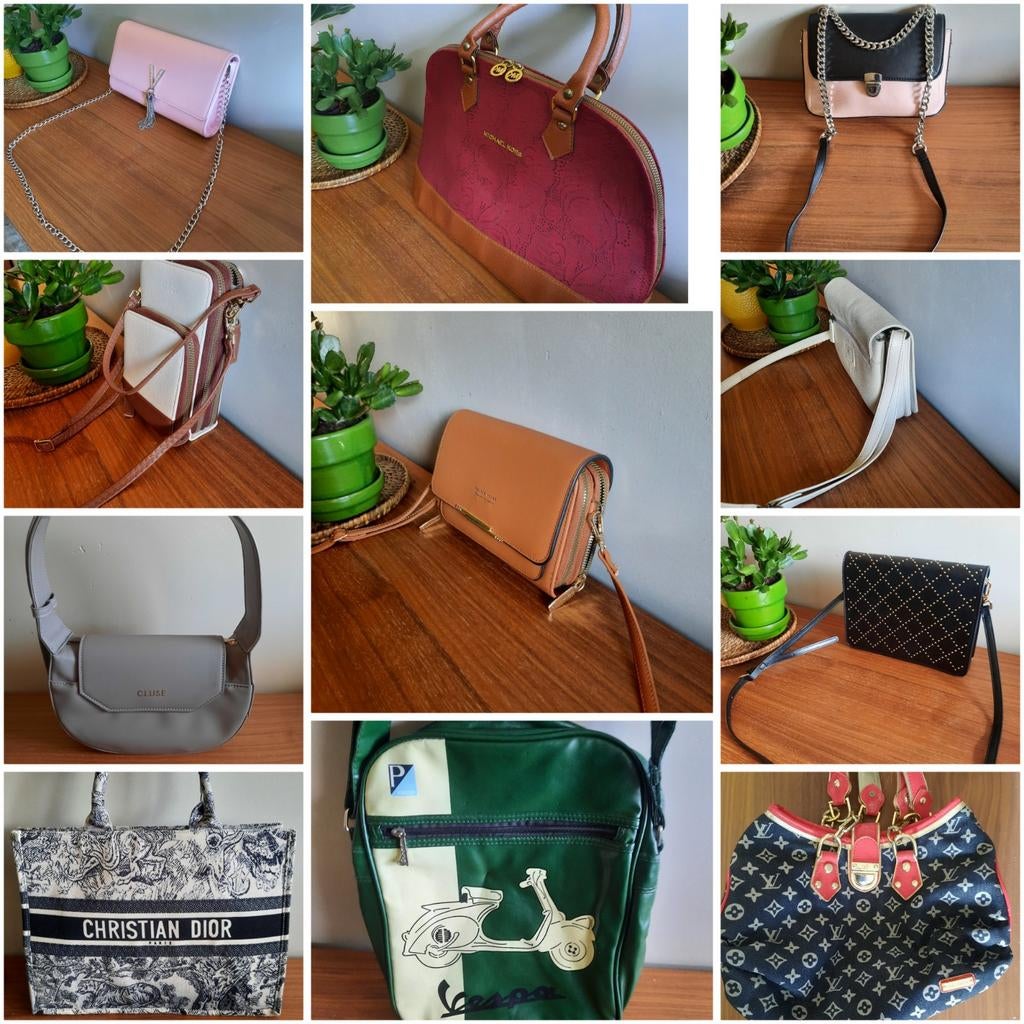 Partij tassen! 11 stuks!! Ook los te koop! 20,- voor alles!!, Ophalen, Nieuw, Overige kleuren, Overige typen