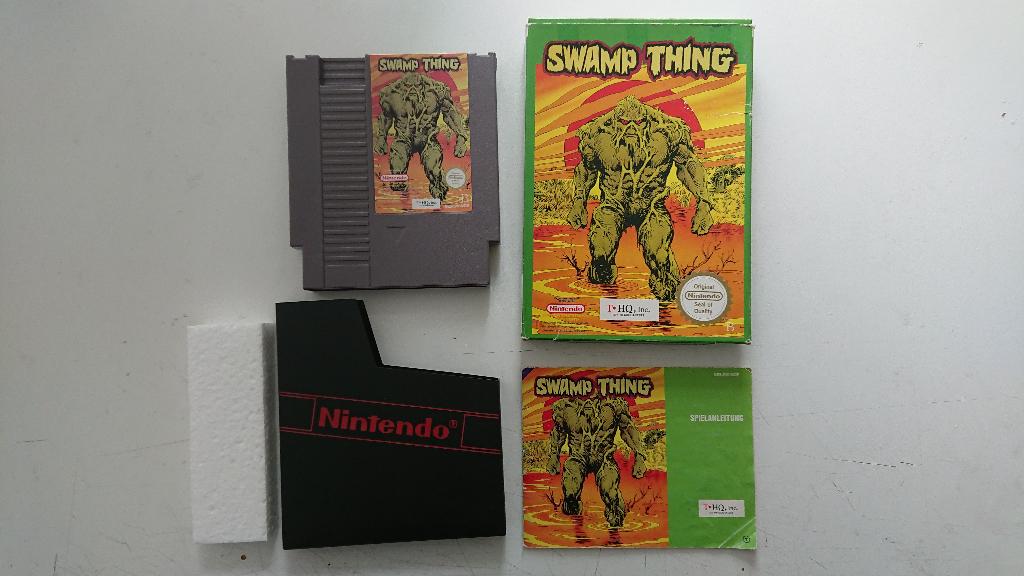 Nintendo NES Swamp Thing Compleet, Avontuur en Actie, Gebruikt, 1 speler, Ophalen of Verzenden