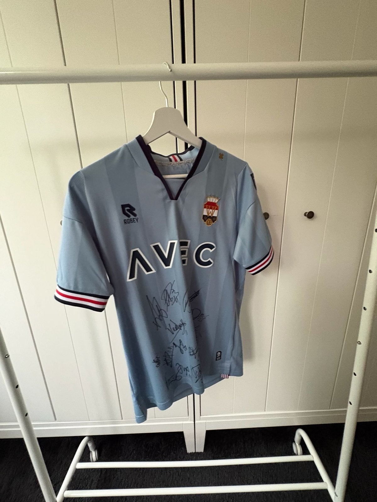 Willem II Robey Shirt Gesigneerd - Maat M, Maat M, Ophalen of Verzenden, Zo goed als nieuw, Shirt