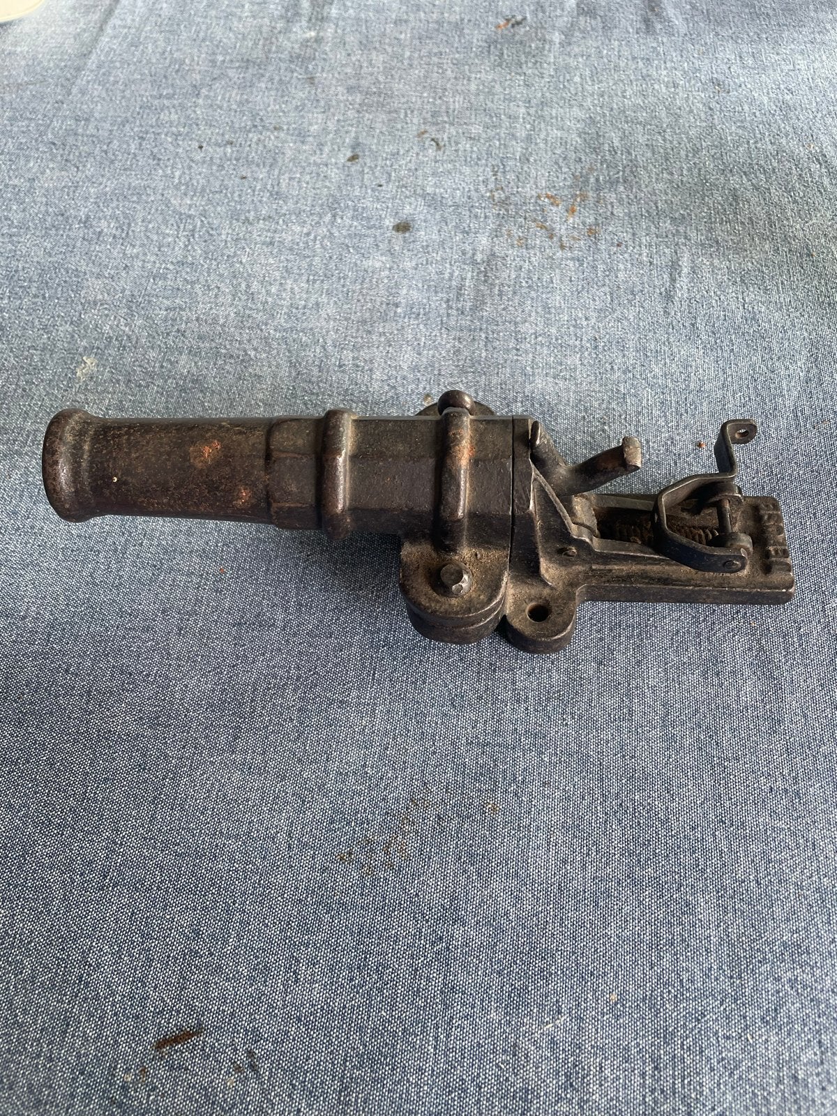 Antiek Gietijzeren Alarmkanon / Waarschuwingskanon - 21 cm, Antiek en Kunst, Ophalen of Verzenden