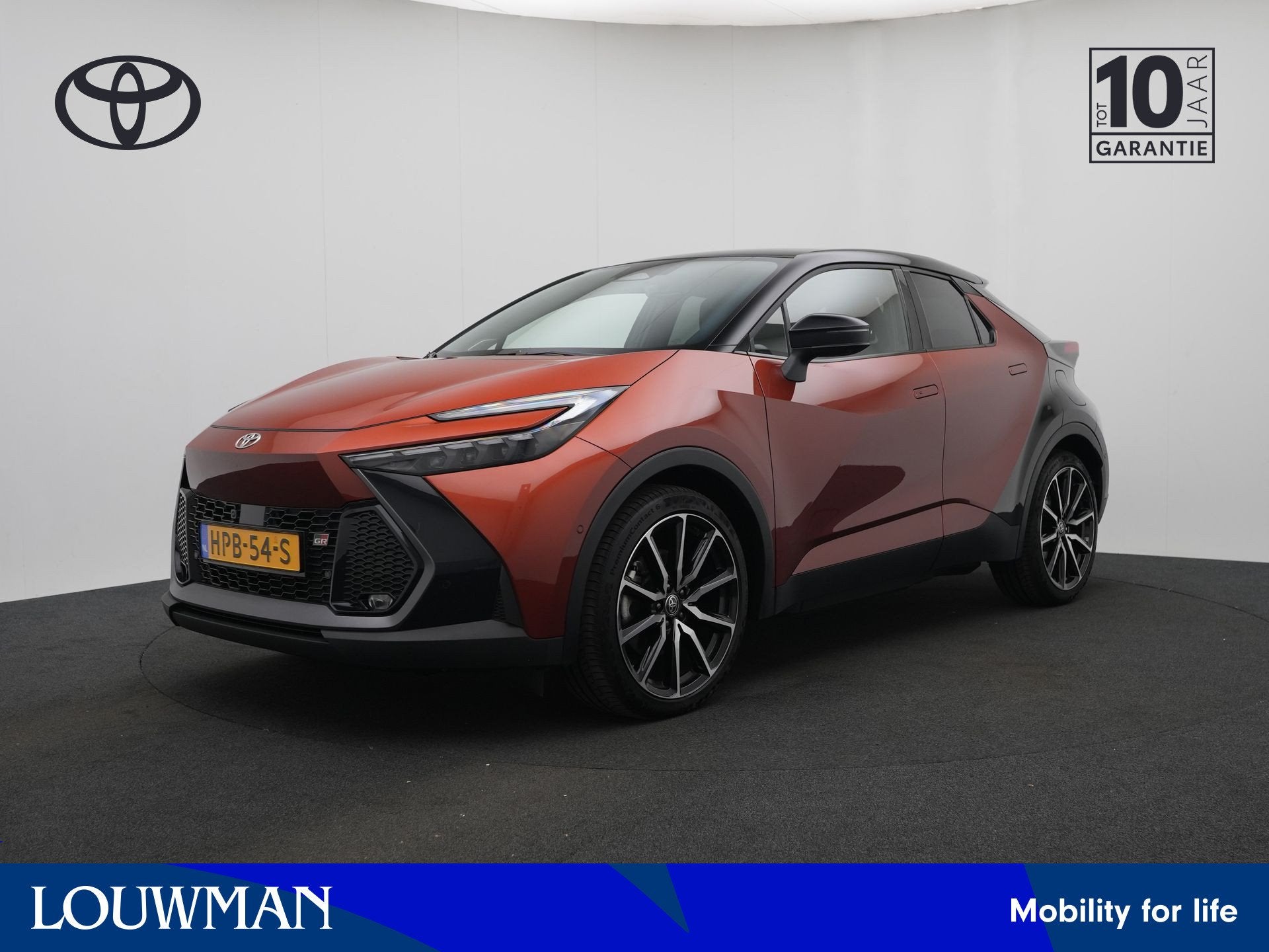 Toyota C-HR 2.0 Plug-in Hybrid 220 GR SPORT PLUS | Voorruit-, Auto's, Toyota, 12 maanden, 4 cilinders, Leder en Stof, Bedrijf