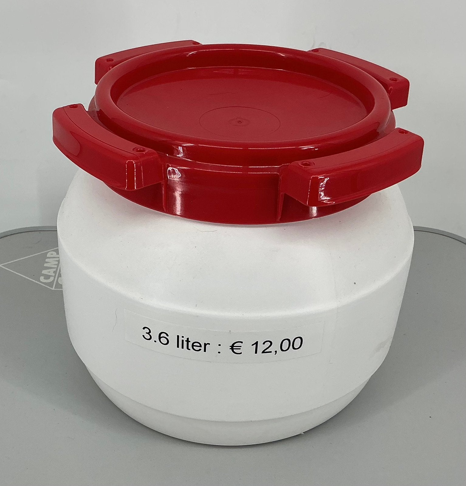 Emmer.Nieuw. Merk : Curtec. Maat : 3.6 liter. € 12,00., Ophalen, Wit, Nieuw, Emmer