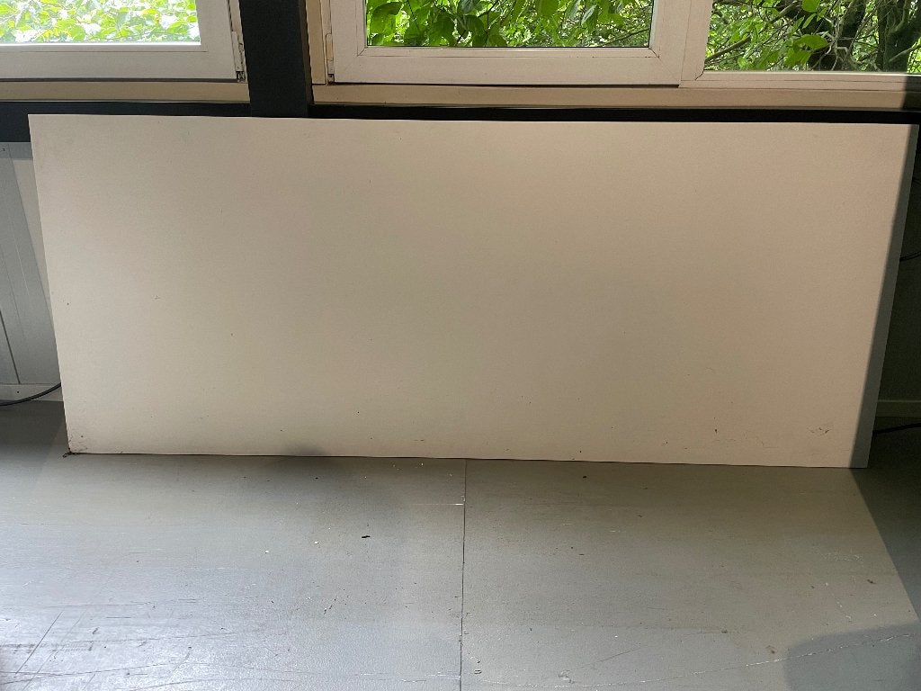 trespa plaat wit 10mm, Doe-het-zelf en Verbouw, Platen en Panelen, Ophalen of Verzenden, Zo goed als nieuw, HPL, Minder dan 20 mm