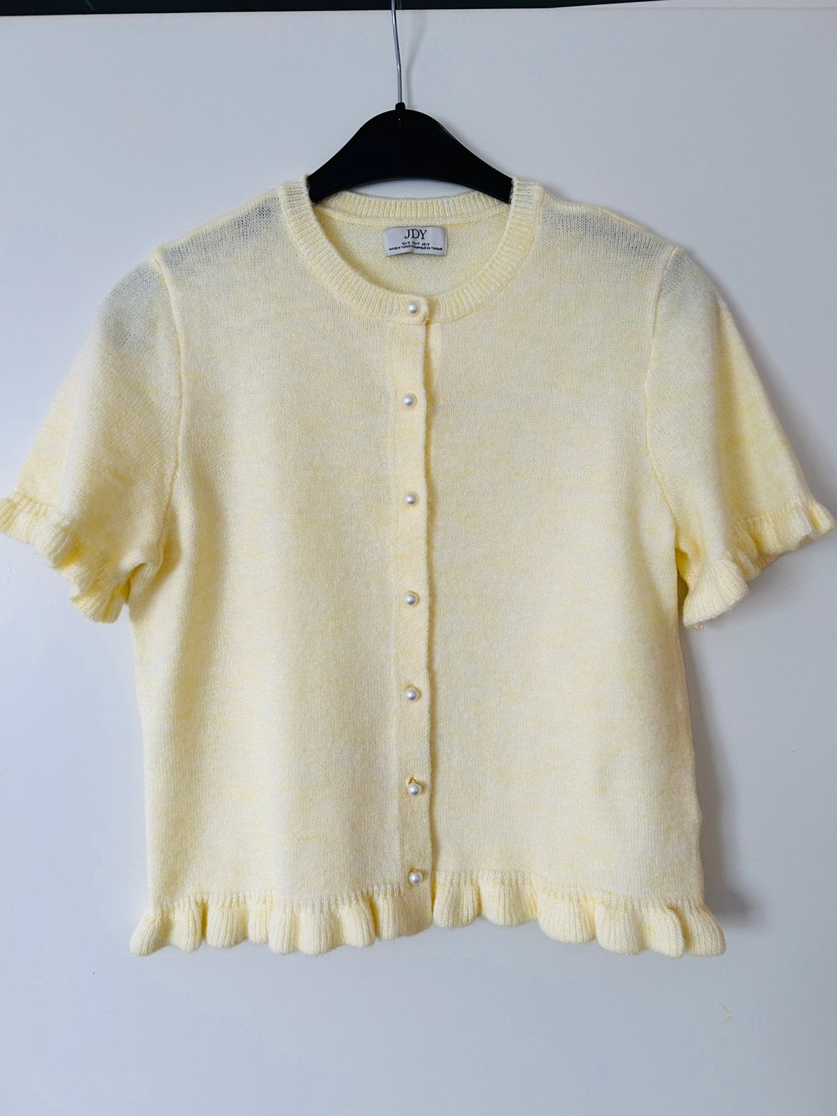 JDY/Letty vestje korte mouw maat S Nieuw!!, Kleding | Dames, Ophalen of Verzenden, Nieuw, Maat 36 (S), Geel