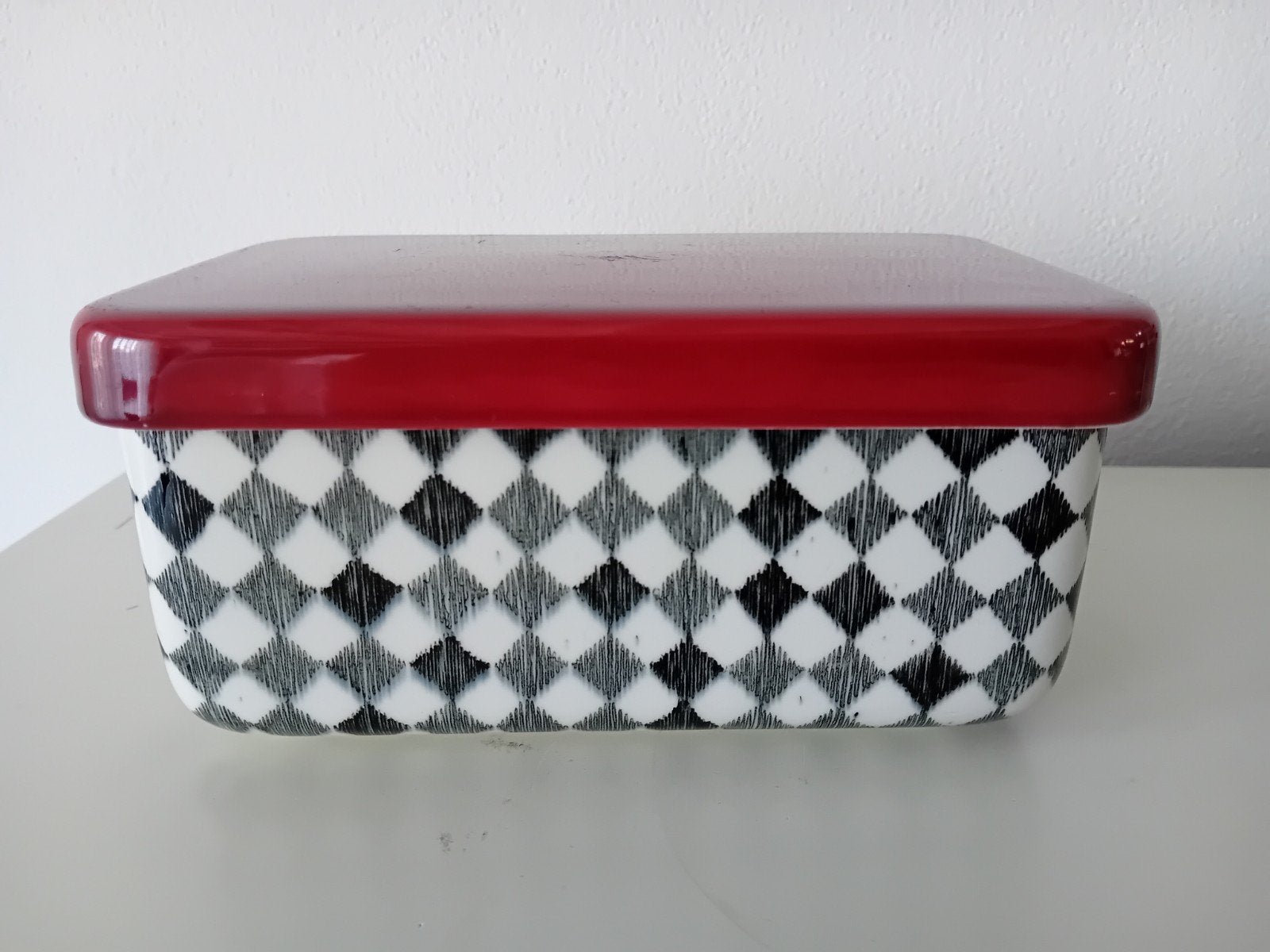 Rorstrand Red Top botervloot met deksel Marianne Westman, Huis en Inrichting, Keuken | Servies, Overige typen, Ophalen of Verzenden