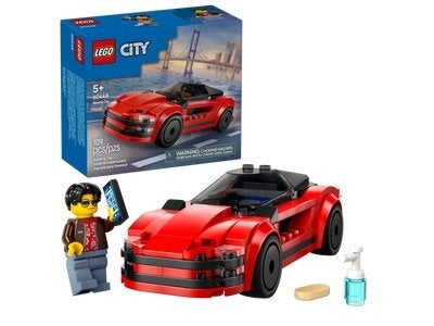 LEGO rode sport auto, Ophalen of Verzenden