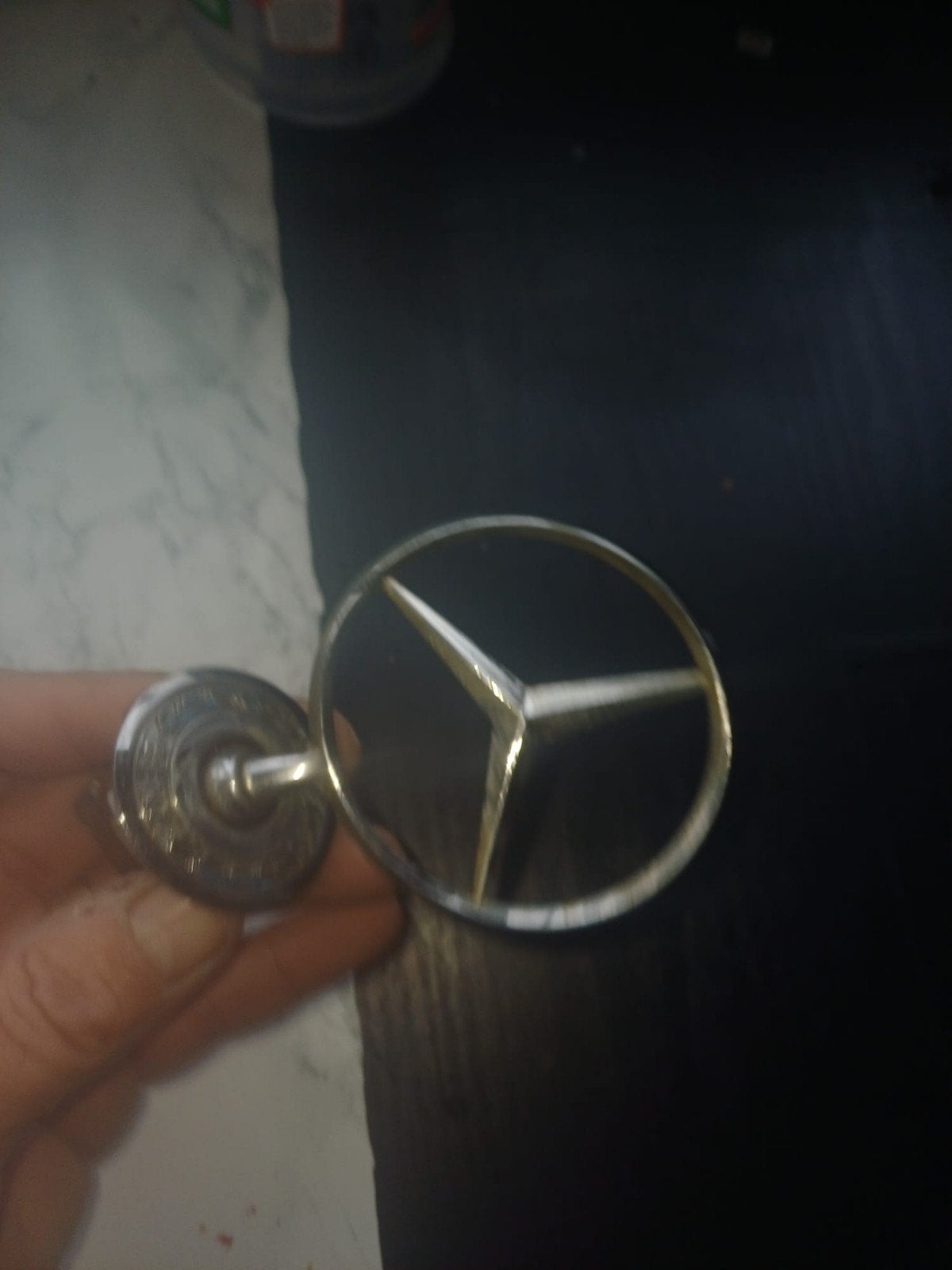 Mercedes-Benz Ster Motorkap Ornament - Gebruikt, Auto-onderdelen, Verzenden, Gebruikt, Mercedes-Benz