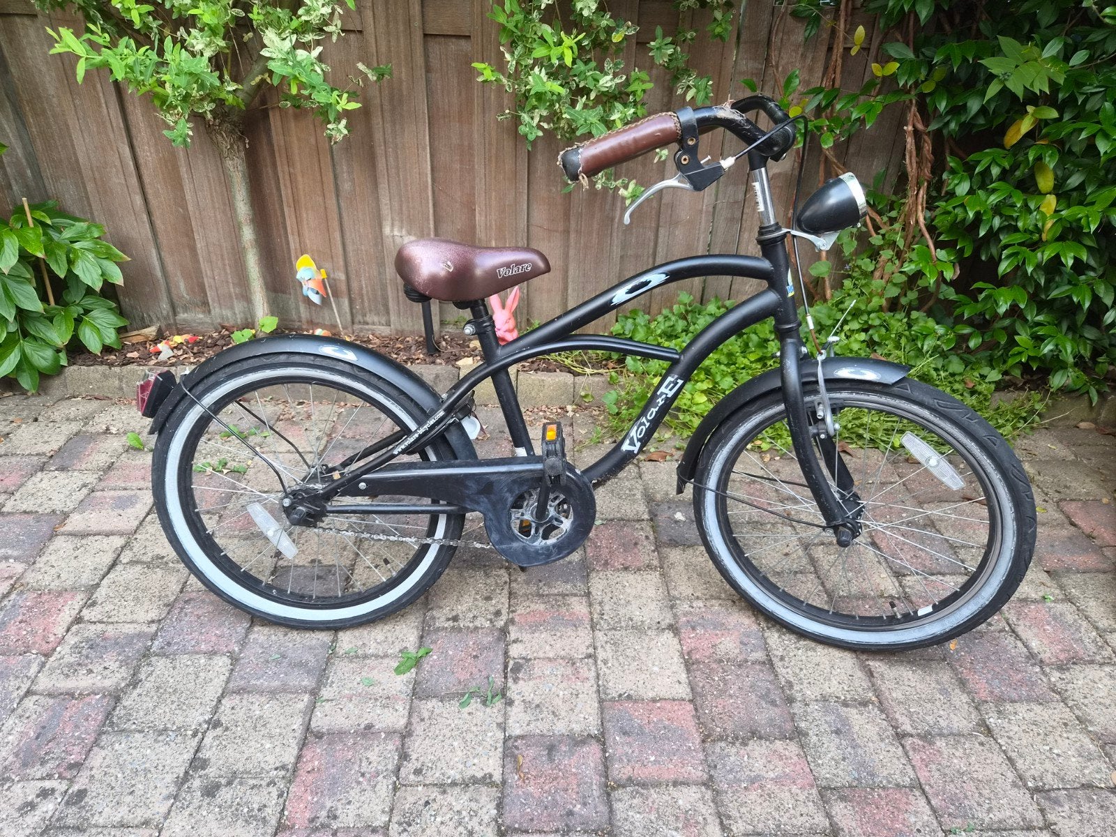 Jongensfiets 20 inch met gebruikssporen € 65, Fietsen en Brommers, Ophalen of Verzenden, Gebruikt, 20 inch, Handrem