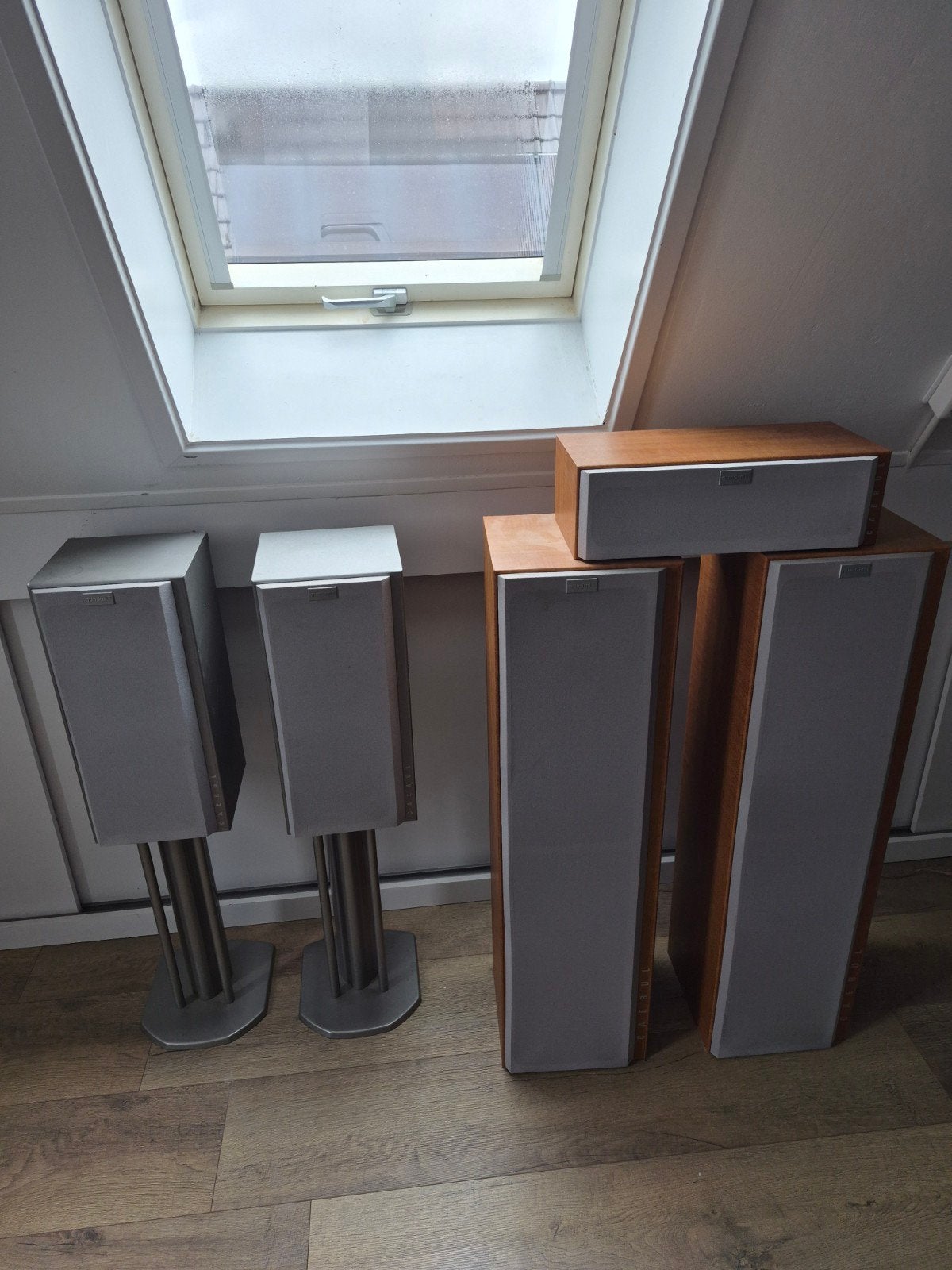 Quadral QLX-135 QLX-205 en QLX- Base speakerset, Gebruikt, Speakerset, Geschikt voor surround/home cinema, Ophalen