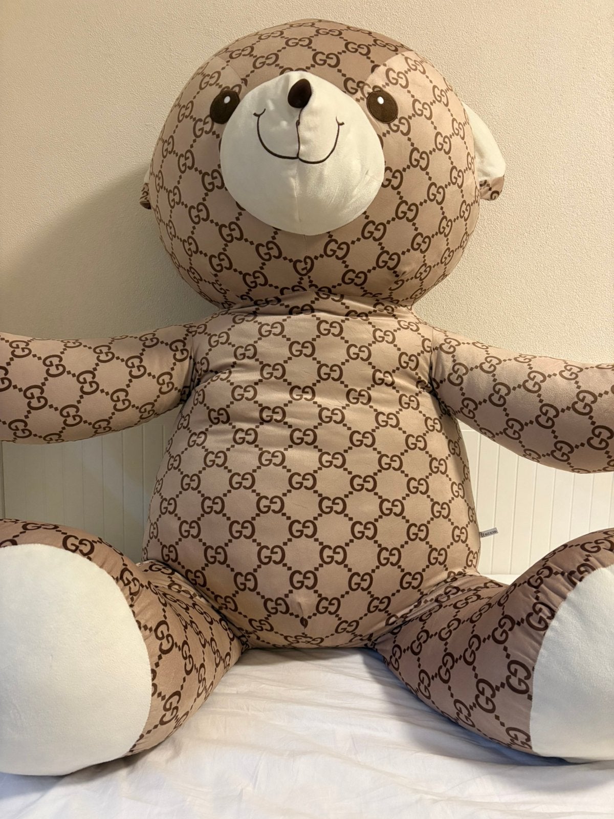 XXL gucci teddybeer, Ophalen, Zo goed als nieuw, Beer