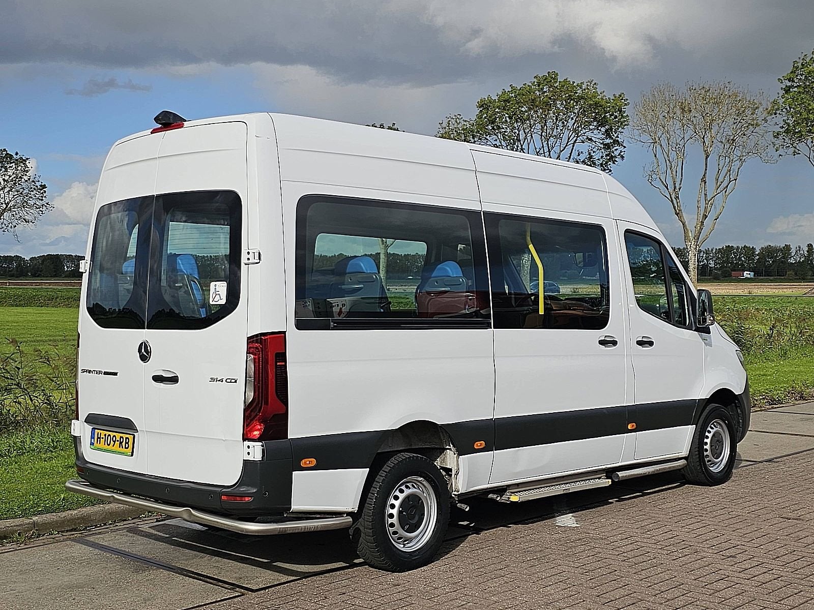 MERCEDES-BENZ SPRINTER 314 9 persoons LED inclusief 4447 res, Automaat, Overige carrosserieën, Wit, Mercedes-Benz
