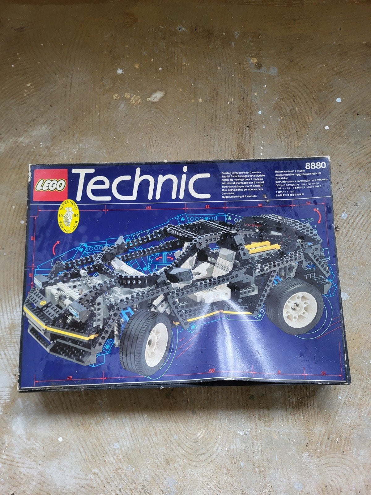 Lege LEGO Technic doos 8880 (gedeukt), Ophalen of Verzenden, Gebruikt
