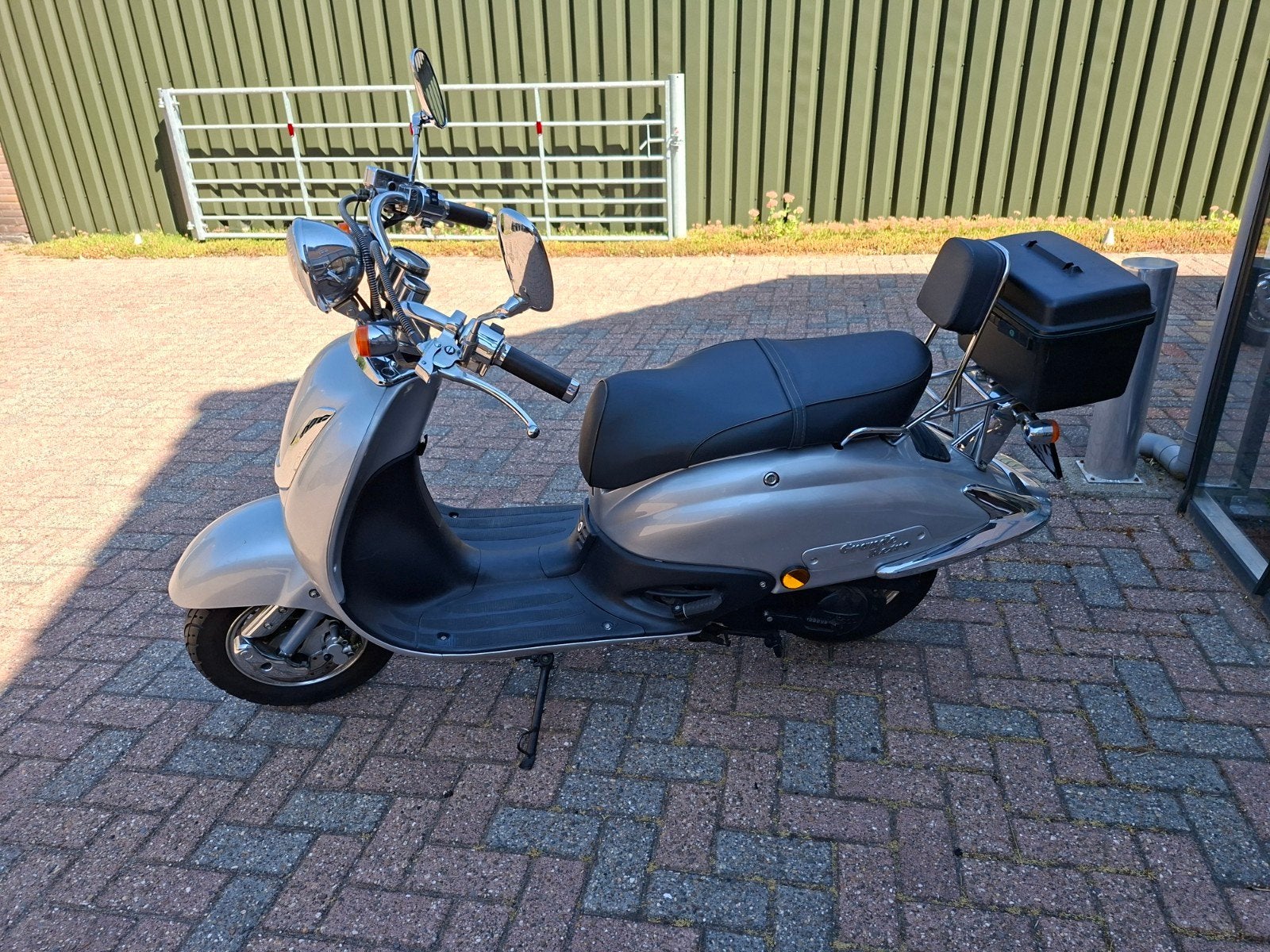 Fosti Grande Retro Scooter - Blauw Kenteken - 3137km, Ophalen