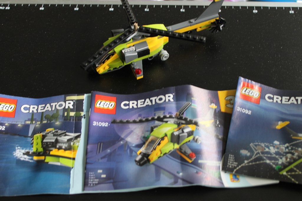 lego creator helicopter 31092 3 sets in 1, Lego, Compleet, Ophalen of Verzenden, Zo goed als nieuw
