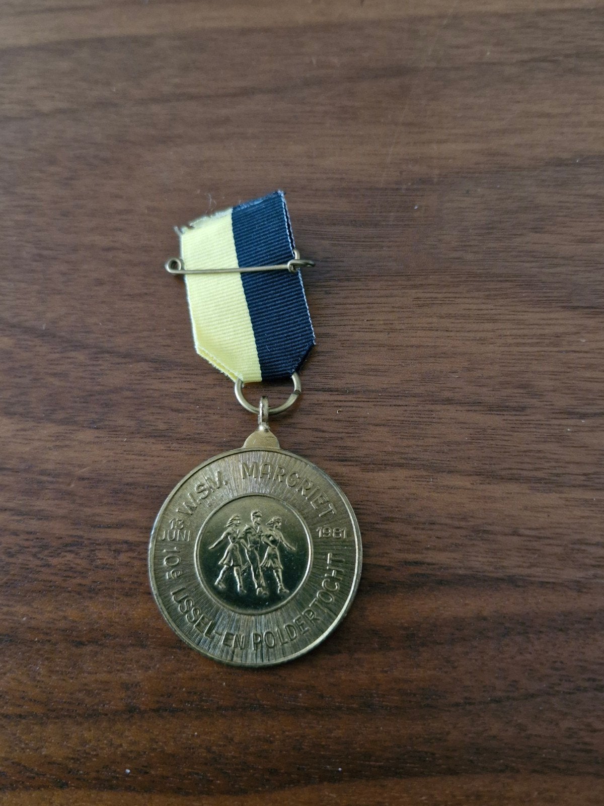 259  Medaille WSM Margriet 1981 IJssel en Poldertocht, Postzegels en Munten, Ophalen of Verzenden