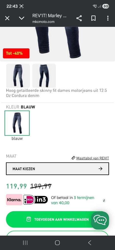 Motorkleding set maat S, Motoren, Ophalen of Verzenden, Tweedehands, Dames, Overige typen