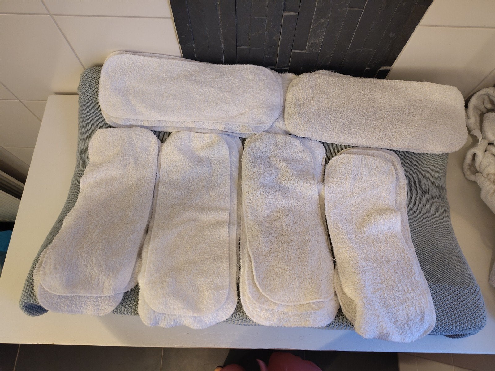 Wasbare inlegvellen wasbare luiers fleece 14 stuks, Ophalen of Verzenden