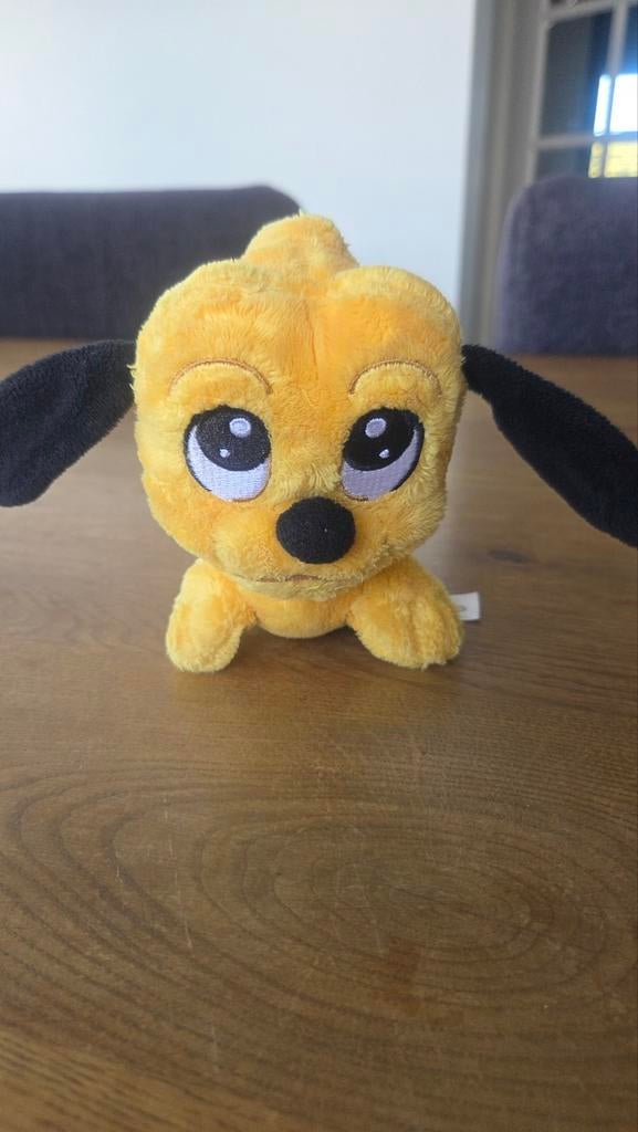 Schattige Disney Pluto knuffel - Zo goed als nieuw, Disney, Disney, Geel, Klein (minder dan 20 cm)