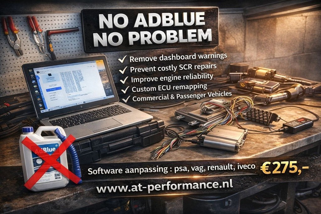 Adblueoff / Adblue uitschakelen + dash coding (storing), Ophalen of Verzenden