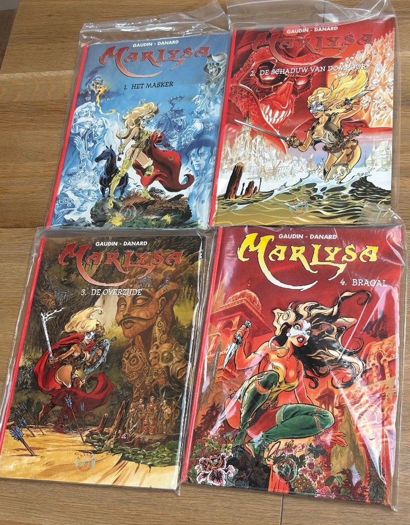 Marlysa 1 t/m 4 hardcover (Talent coll.500), Meerdere stripboeken, Ophalen of Verzenden, Zo goed als nieuw
