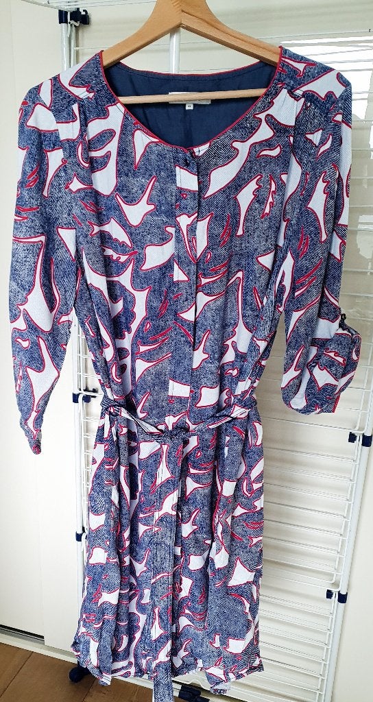 Dames blouse jurk, Maat 42/44 (L), Nieuw, Onder de knie, Verzenden