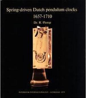 Klokken boek Plomp - Spring Driven Dutch Pendulum Clocks., Ophalen of Verzenden