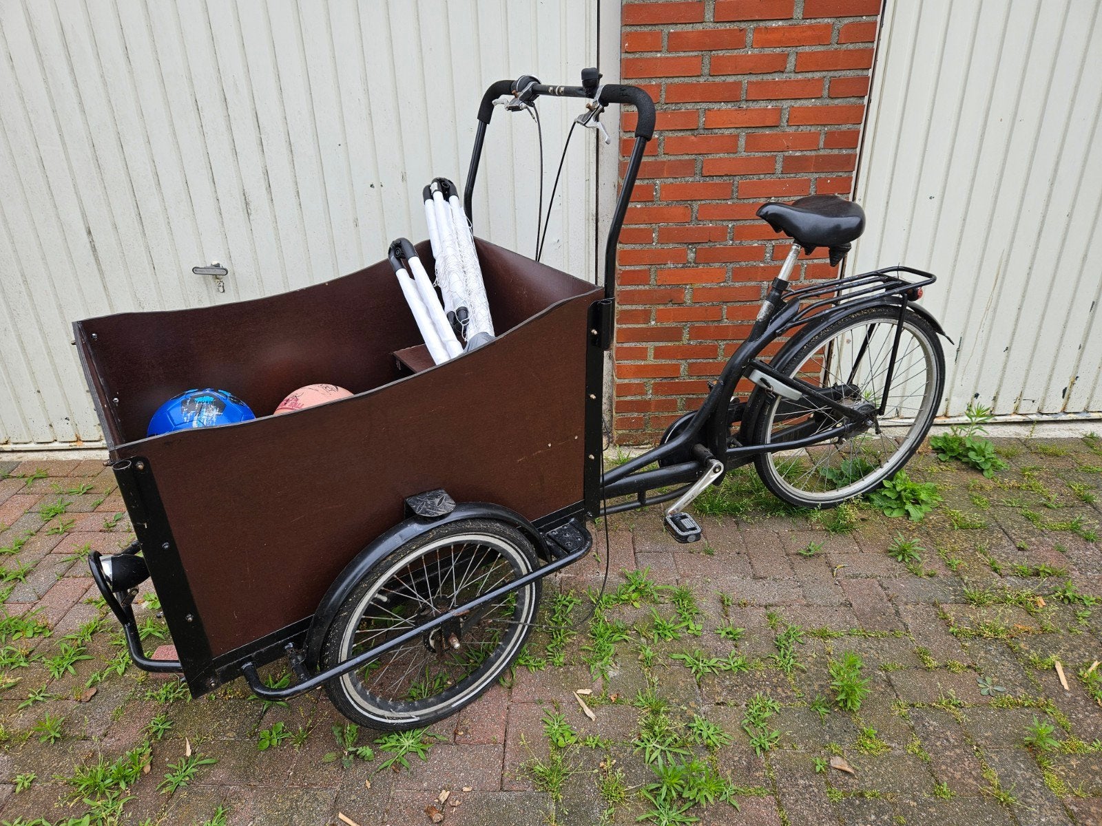 Bakfiets - Ideaal voor kinderen of goederen, Gebruikt, Velgrem, 2 kinderen, Ophalen
