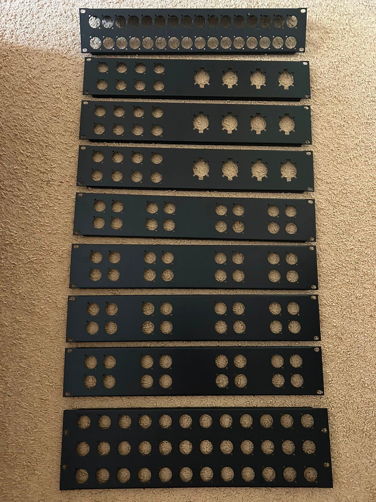 Diverse 19" rack panelen, Ophalen of Verzenden, Gebruikt, Overige instrumenten