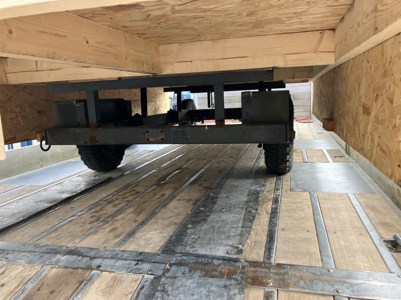 Plateauwagen Platte Kar 4x2m - carnaval/Generator, Ophalen, Gebruikt, Carnaval