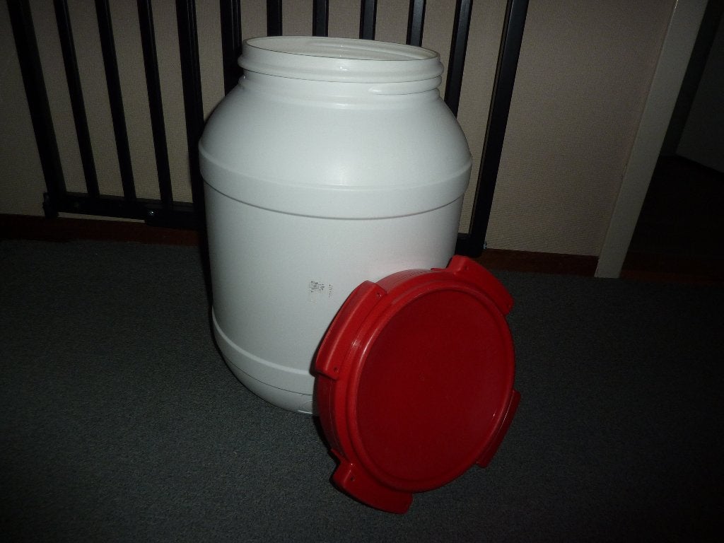 Curtec voerton 20 liter, Dieren en Toebehoren, Ophalen of Verzenden, Zo goed als nieuw