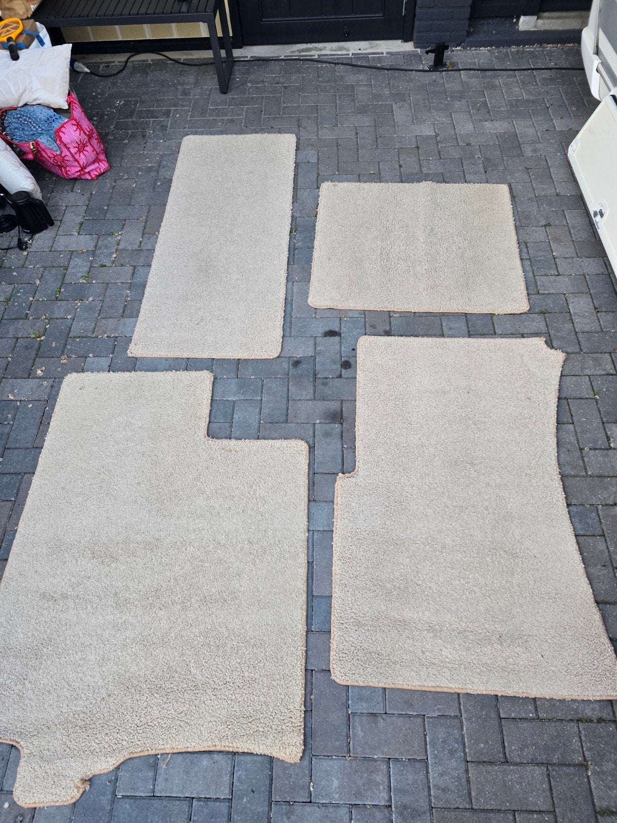 Tapijt set vloerbedekking tapijt beige Fendt Tendenza, Ophalen of Verzenden, Zo goed als nieuw
