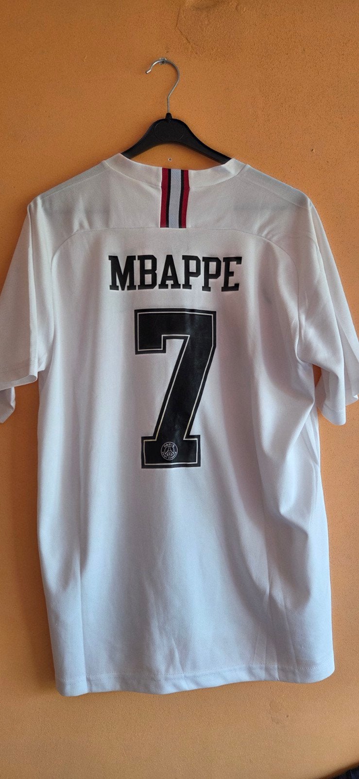 psg voetbal shirt mbappe jersey XL.Nike paris, Ophalen of Verzenden, Zo goed als nieuw, Buitenlandse clubs, Shirt