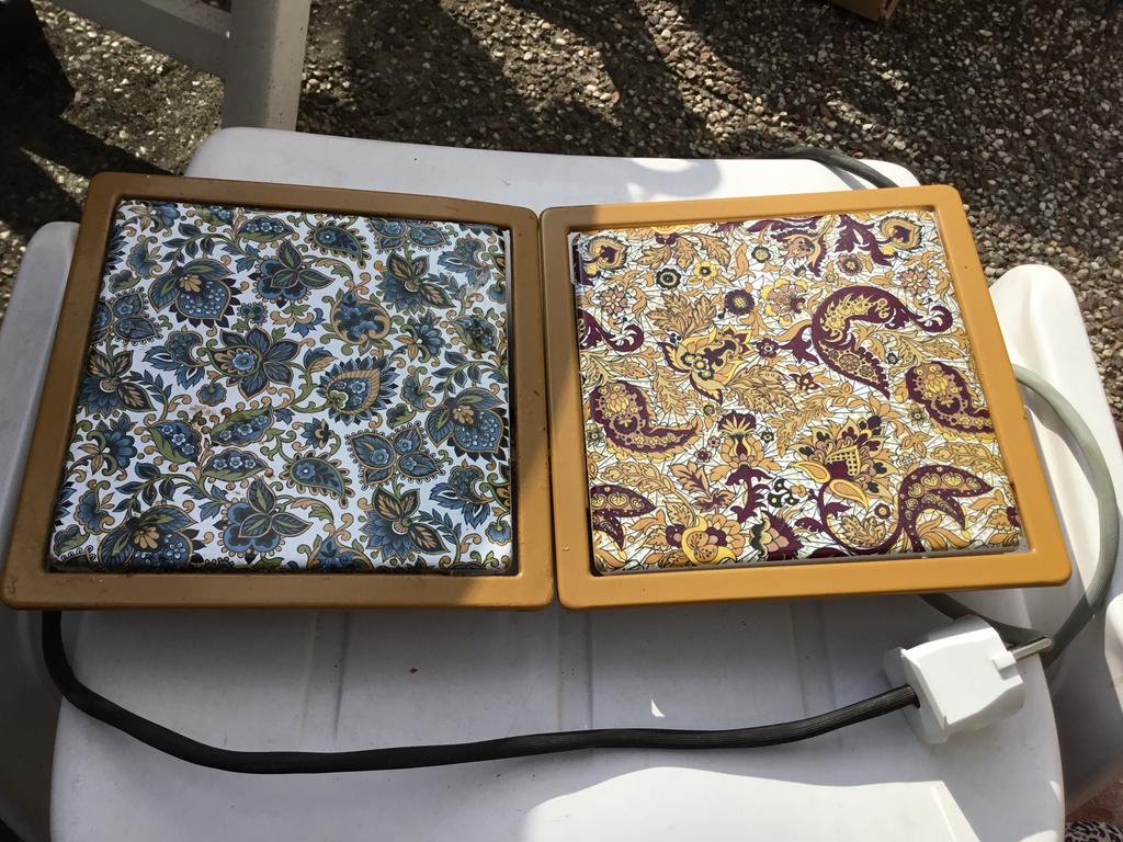 2 Vintage Warmhoudplaatjes, Ophalen