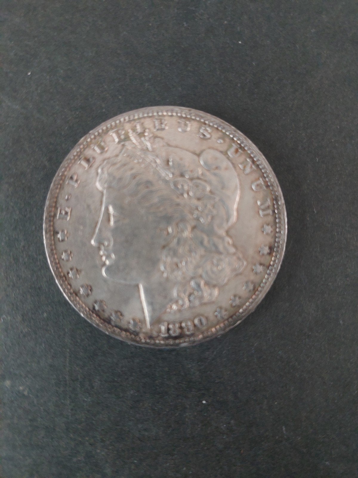 1880 Morgan Dollar Zilveren Munt - VS, Ophalen of Verzenden, Losse munt, Zilver