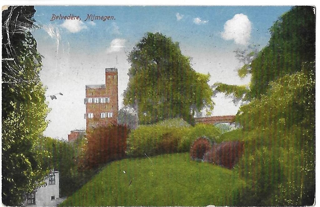 Nijmegen Belvedere Oude Gelopen Ansichtkaart ( B308), Verzamelen, Ansichtkaarten | Nederland, Ophalen of Verzenden, 1980 tot heden