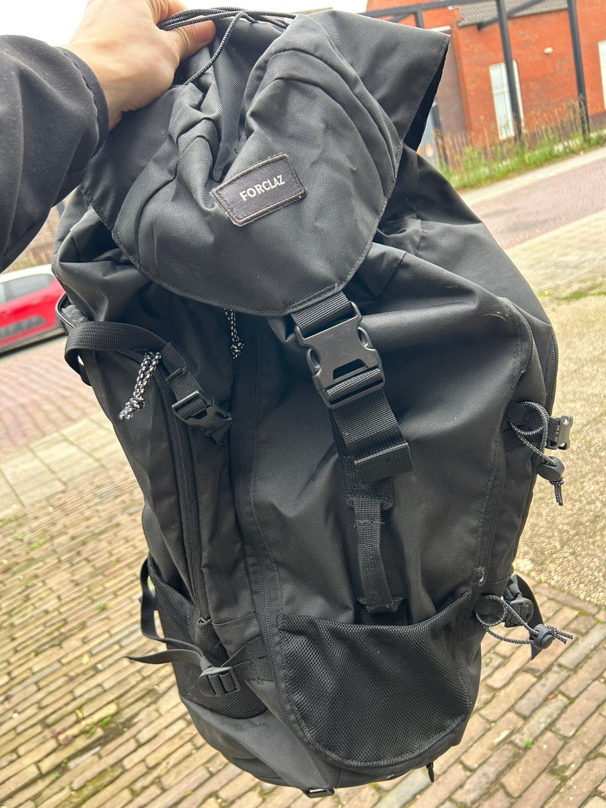 Backpack 50L, Ophalen, Gebruikt, Zwart