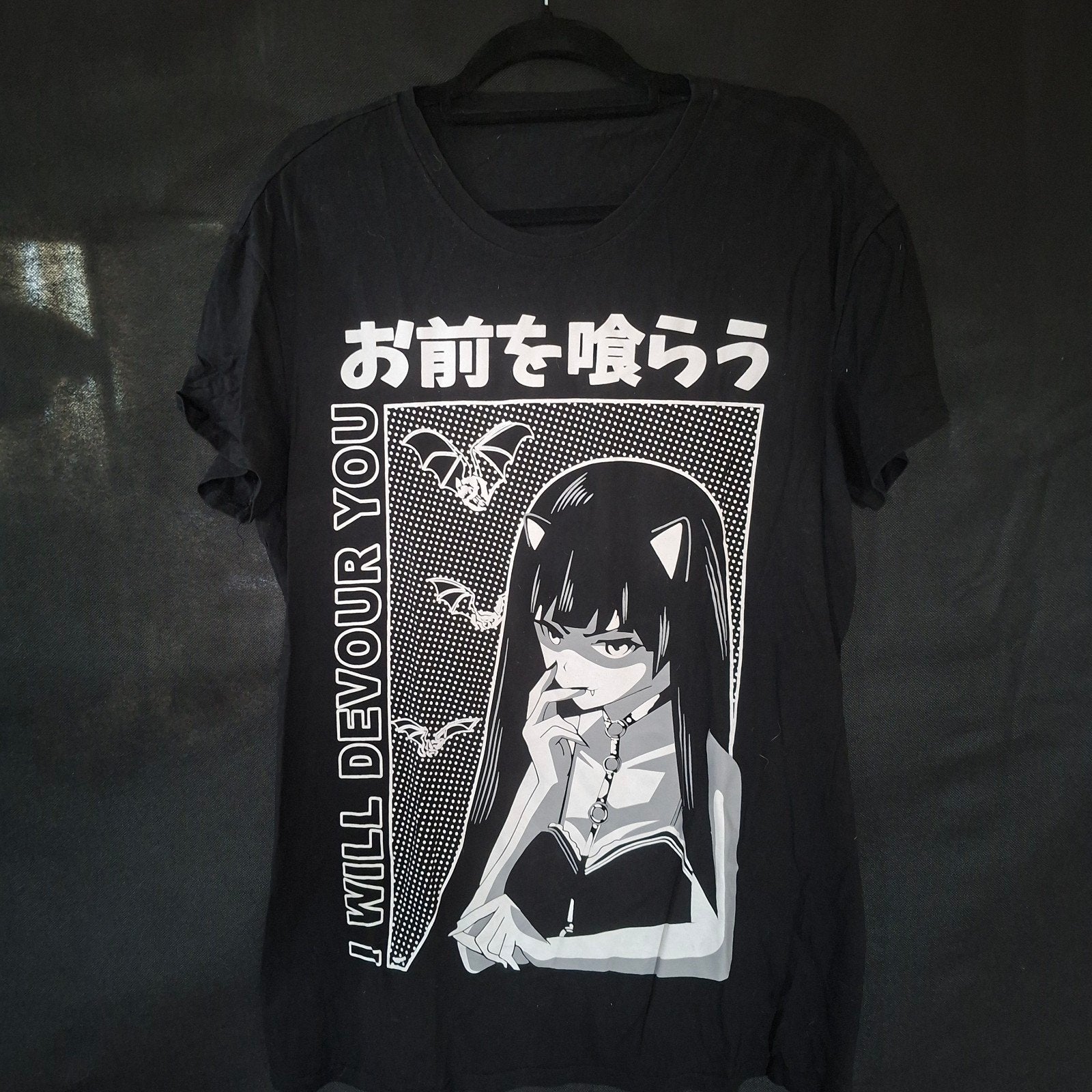 Killstar lookalike shirt maat L, Verzenden, Zo goed als nieuw, Korte mouw